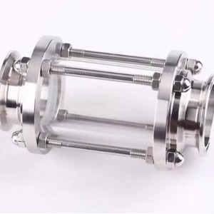 衛生パイプライン管状クランプ眼鏡ガラストライクランプバット溶接ヘビーデューティークランプステンレス鋼眼鏡ガラスメーカー - Product Image 3