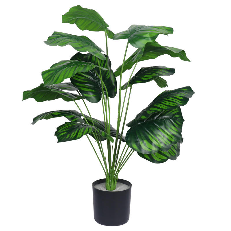 Nouvelle fourrure de tigre foncé de haute qualité en pot 70cm