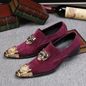 S3241F Zapatos de Hombre de Estilo Nuevo, Zapatos de Vestir de Cuero con Punta Puntiaguda para Club Nocturno/Cortapelos/Casual/Negocios - Product Image 5