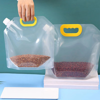 Sac de transport d'eau pliable 1 gallon, poche à bec verseur de qualité alimentaire 5L 10L pour camping, randonnée, extérieur, logo personnalisé