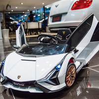 Voiture électrique pour enfants Lamborghini SIAN sous licence, jouet à bascule, quatre roues motrices, télécommandée, poussette pour bébés de 2 à 4 ans, vente en gros