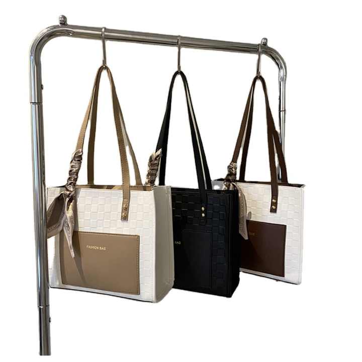 Retro Large Tote Bag for Women Stylish Casual Shoulder Bag