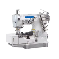 Machine à coudre interlock à cylindre MYSEW W500-02BBD avec coupe-fil automatique, équipement industriel pour la production de t-shirts