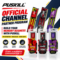 PUSKILL Module de mémoire RAM DDR4 32 Go 3600 MHz à large bande passante pour PC de bureau UDIMM 288 broches pour la construction et la mise à niveau de PC de jeu