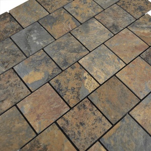 Dosseret peler et coller les carreaux de mosaïque en pierre d'ardoise d'oxyde de PVC - Product Image 3