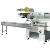 Ruipacking RHZRL430流动包装机带推杆的顶膜运行包装机，用于中国甜甜圈