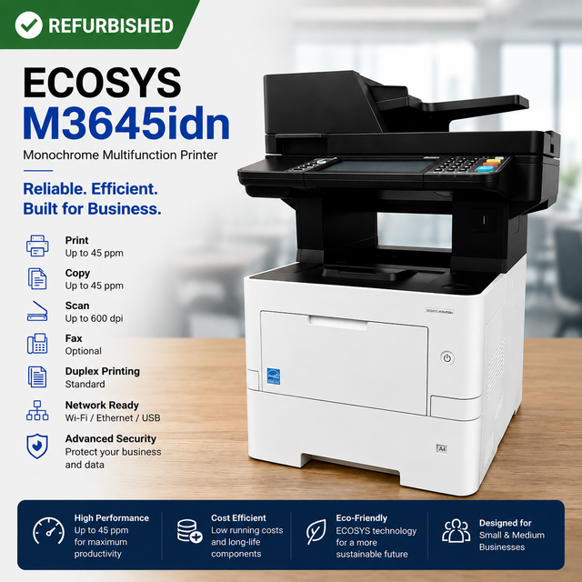 ECOSYS M3645idn M3655idn Imprimante Laser Printer Machine A4 Paper  P3045 P3055