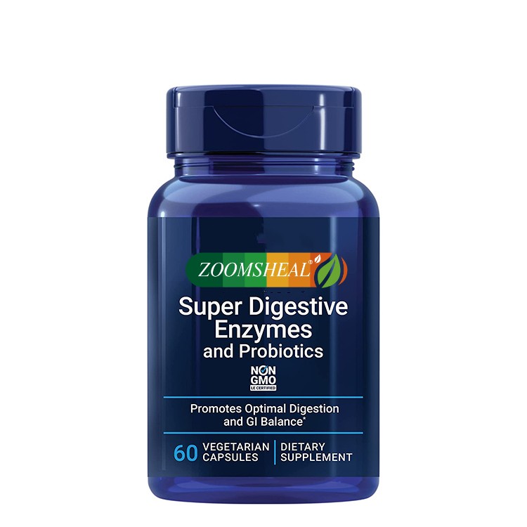 Supplément de probiotiques OEM, supplément d'enzyme digestif, fabricant, améliorer le système immunitaire, Capsules d'enzymes