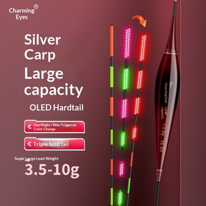 Galleggianti da Pesca LED Intelligenti Luminosi Notturni in PVC Eva da 60cm-66cm, che Cambiano Colore, per Carpe e Tilapia - Product Image 2