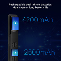 Intelligentes Türschloss mit Doppelbatterie und langer Lebensdauer, Fingerabdruck unter dem Display, Gesichtserkennung mit Barterkennung und Tuya-Videoanruf