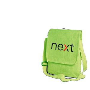 Sac latéral Jute Novation avec poche intérieure à rabat, fermeture éclair supérieure et poignée réglable, fabriqué en Inde - Product Image 3