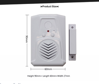 Alarm Pintu Magnetik Sensor Alarm Nirkabel, Speaker Sistem Keamanan Pintu Bel Pintu Sakelar Sensor Alarm
