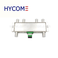 Récepteur optique passif mini HYCOME R16 CATV FTTH avec 4 ports RF, connecteur SC, prise en charge POE/GSM/GPRS