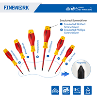 99LB004 Professional Finework 18PCS 1000V Tournevis Pince Clé VDE Jeu d'outils isolés