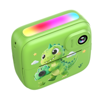 Cámara de Impresión Instantánea para Niños PC01, 1080P HD, Doble Lente, Sensor CMOS para Selfies, Espectáculo de Luces Coloridas, Pegatinas, Filtros, Juguete, Regalo para Niñas