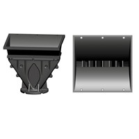 Accessoires pour haut-parleur linéaire à diffusion linéaire 240*230*220mm, haut-parleur à cornes, terminal audio