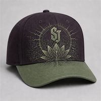Cappellino da Baseball Personalizzato con Stampa Old English, 5 Pannelli, Visiera Curva, Stile Dad Hat, Streetwear West Coast, Vendita all'Ingrosso, MOQ Basso