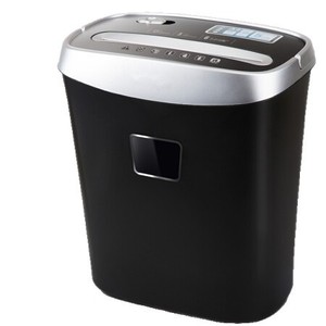 Mini déchiqueteuse de papier 0S080C à coupe croisée, capacité de 10 à 19 feuilles, 15 L, usage bureautique - Product Image 5