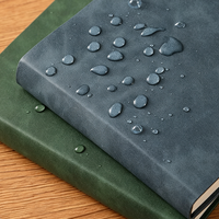 Juego de Cuadernos de Tapa Blanda de Cuero PU 2027 con Bolígrafo, Diario de Escritura Texturizado A5, Logotipo Personalizado en Relieve para Regalo Empresarial de Oficina