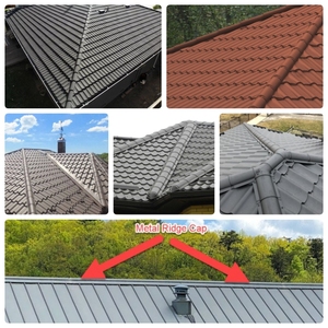 Sườn Núi đóng nắp tạo thành máy mái <span class=keywords><strong>Ridge</strong></span> cuộn tạo thành máy - Product Image 6