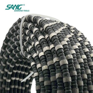 SANG Scie à fil diamanté 11,5 mm pour la découpe de pierre, revêtement en caoutchouc, haute efficacité, disponible en OEM, directement de l'usine, pour carrière de granit - Product Image 5
