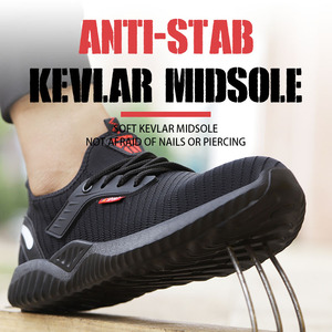 Zapatos <span class=keywords><strong>de</strong></span> <span class=keywords><strong>seguridad</strong></span> para <span class=keywords><strong>hombre</strong></span>, calzado <span class=keywords><strong>de</strong></span> <span class=keywords><strong>seguridad</strong></span> para construcción, cómodo, SBP, color negro, venta al por mayor - Product Image 3