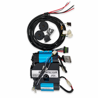 Nouveau kit de compresseur d'air à double cylindre 12V/24V avec débit d'air de 360L/min pour le gonflage de 4 pneus, véhicules, camping et camping-cars