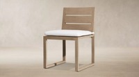 Ensemble de table à manger d'extérieur en teck, design minimaliste, meubles en bois durables pour la terrasse et le jardin