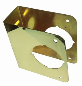 WEKIS Single-Hole Stainless Steel Brass Door Reinforcer Matte Black Gold Lock <b>Wrap</b> <b>Window</b> Application Made China for Repairing - Product Image 4