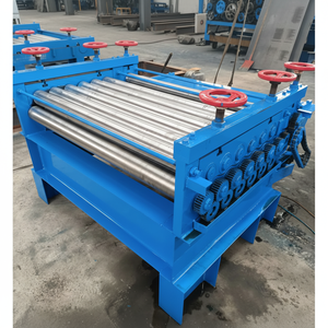 Haut rendement avec la ligne de Production de prix Fcompetitive dessin d'acier inoxydable trois feuilles motif d'ondulation Machine de gaufrage - Product Image 1