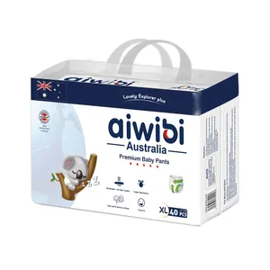 Aiwibi Wholesale Baby Diapers/Nappies Free Shipping Soft Care Training Pull up Pants For Global Wholesale