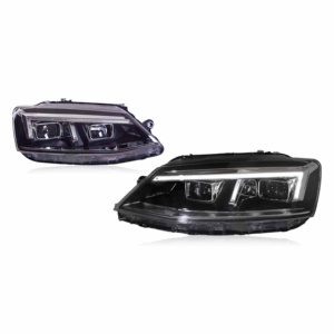 Conjunto de faros delanteros TYPY para Volkswagen Jetta 2012-2018, conversión de lentes LED, luces de circulación diurna y direccionales secuenciales - Product Image 6