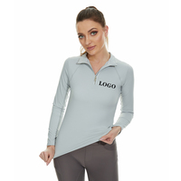 Chemise équitation pour femme, haut en Nylon vert, doux, Compression, chemise courtes, équitation, manches longues, Style Polo