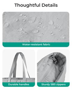 Women Tote <b>Bag</b> with Zipper <b>Nurse</b> Shoulder Handbag Work Tote with Compartments Shopping <b>Bag</b> - Product Image 3