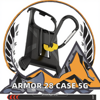 Coque de protection robuste pour smartphone 5G Armor 28 Series avec clip ceinture, étui de téléphone original Ulefone en PC au design sportif