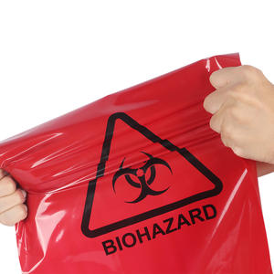 Sac à déchets médicaux écologique de haute qualité avec soufflet latéral, étanche, pour déchets biologiques dangereux, avec fonctions de sécurité - Product Image 6