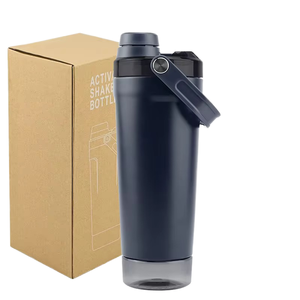 Botella Mezcladora Activa <span class=keywords><strong>para</strong></span> Mezclas de Proteínas - Botella de Agua Mate Aislada de 24 oz con Asa de Transporte Integrada y Base de Almacenamiento - Product Image 3