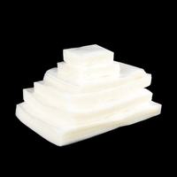 Pochette de scellant de viande alimentaire transparente emballage en plastique sacs de stockage thermoscellés à trois côtés économiseur sac sous vide en Nylon transparent pour l'emballage
