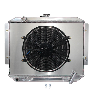 Sistema de Refrigeración, Radiador de Aluminio Completo con Cubierta de Ventilador para Mitsubishi Pajero 3.0L <span class=keywords><strong>NA</strong></span> NB NC ND <span class=keywords><strong>NE</strong></span> NF NG NH NJ NK 92-96 - Product Image 1