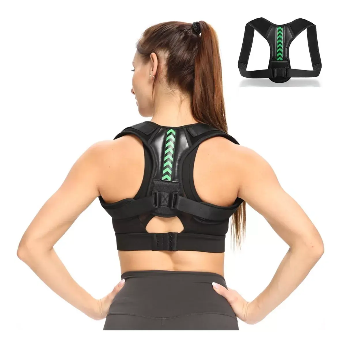 Adjustable Back Posture Corrector De Postura Clavicle Spine Brace Support Belt Shoulder Lumbar for Men Women