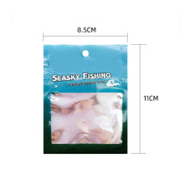 5 pièces/sac sac à fermeture éclair personnalisé Willfishing 5g tête de gabarit 60mm leurre de pêche en plastique souple leurre à ver coloré