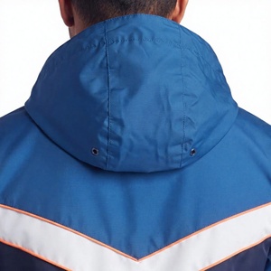 Chaqueta Deportiva para Hombre, Cortavientos, Transpirable, Diseño con Bloques de Color, Cierre de Cremallera, Estilo Deportivo, Corte Regular, para Invierno - Product Image 4