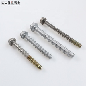 สกรูยึดคอนกรีตแบบเกลียวปล่อย  งานหนัก  ชนิดเกลียวต๊าปเอง  ขนาด M8x80  วัสดุ 316 <span class=keywords><strong>SCM435</strong></span> สำหรับยึดผนังคอนกรีตและงานก่ออิฐ - Product Image 4
