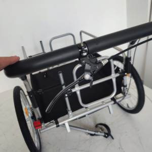 <span class=keywords><strong>Porte</strong></span>-bagages pratique multifonctionnel <span class=keywords><strong>à</strong></span> trois roues, cadre en acier, remorque <span class=keywords><strong>à</strong></span> vélo, plate-forme métallique pliante, <span class=keywords><strong>porte</strong></span>-bagages en plastique - Product Image 6