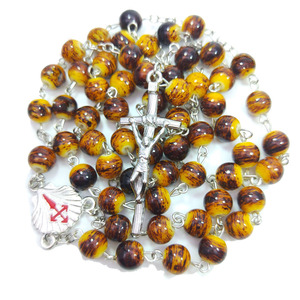 Collana <span class=keywords><strong>rosario</strong></span> cattolico per <span class=keywords><strong>donna</strong></span>-<span class=keywords><strong>rosario</strong></span> perline cattolico per uomo-regali cattolici-rosares Catolicos - Product Image 2