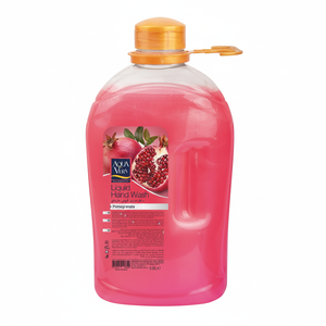 AquaVera 2,5lt Liquid <b>Hand</b> Wash-Fruit-Infused Liquid <b>Soap</b> <b>Refill</b> Pomegranate Flavour Rose Lemon Lavender Scents Chemical SLS - Product Image 2