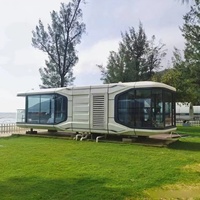 Cymdin Structure en acier de luxe personnalisé petite maison préfabriquée capsule mobile villa d'hôtel pour bureau ou chambre à coucher