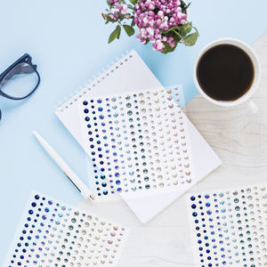 Venta caliente DIY perla gema pegatinas acrílico lágrima topo maquillaje ojo cara diamante transfronterizo PVC decorativo ojo cara pegatinas - Product Image 4