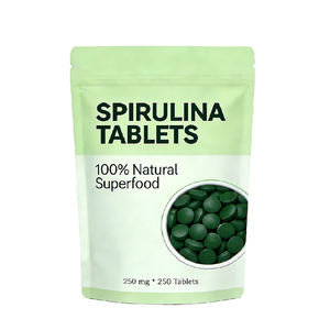 مكمل غذائي من السبيرولينا قابل للتخصيص، أقراص سبيرولينا وكلوريلا وأقراص سبيرولينا - Product Image 2