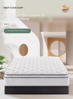 Matelas hybride moderne à ressorts ensachés et mousse à mémoire de forme Sleep Well, épaisseur moyenne >30cm, soulagement des douleurs dorsales, mobilier de maison, garantie 10 ans
